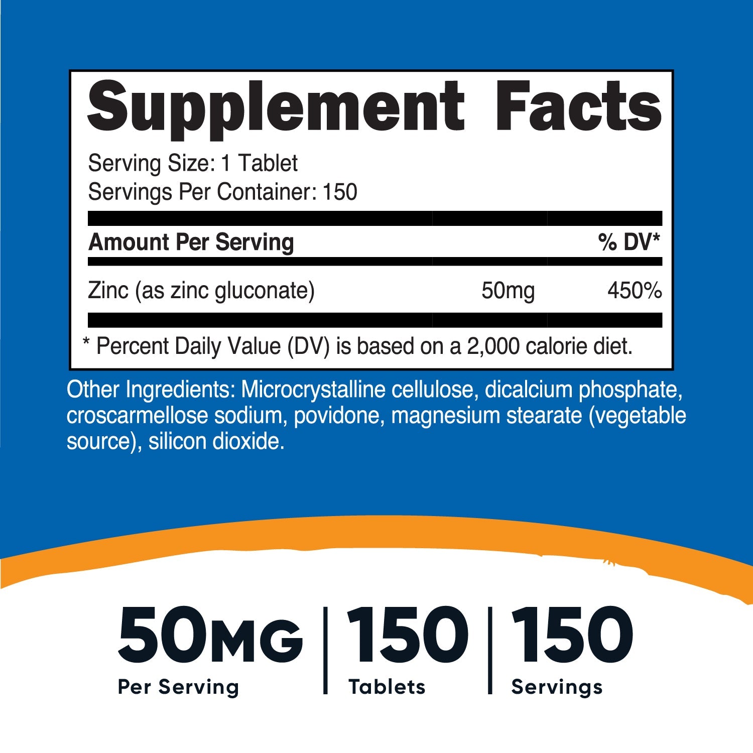 Nutricost Zinc Gluconate Tablets